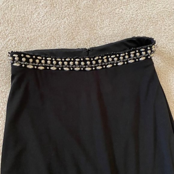 Black "Say YES to the PROM" Dress, Size 0 - Two-piece, beaded prom dress - Picture 9 of 10